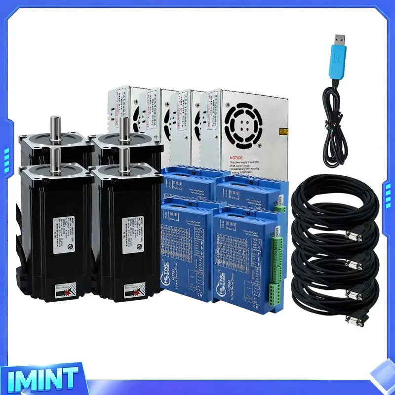 4 Axis Nema 34 Closed Loop Ste - đánh giá và giá Hybrid Servo Driver Nema 34 8.5Nm