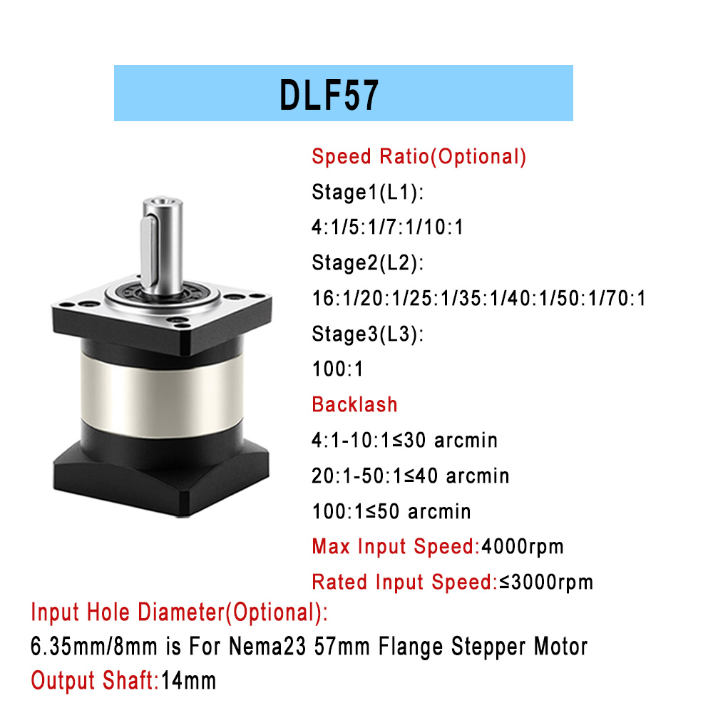 Planetary Reducer 57/86mm Step - đánh giá và giá Planetary Gearbox Reducer Nema 23 34