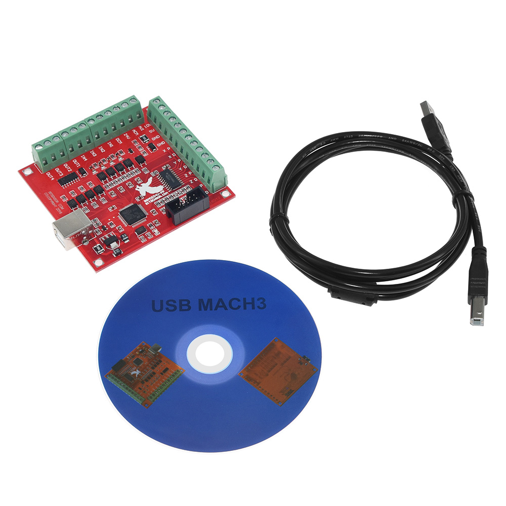 CNC USB Mach3 100Khz Breakout  - đánh giá và giá Mach3 Usb Cnc Controller 4 Axis 100Khz