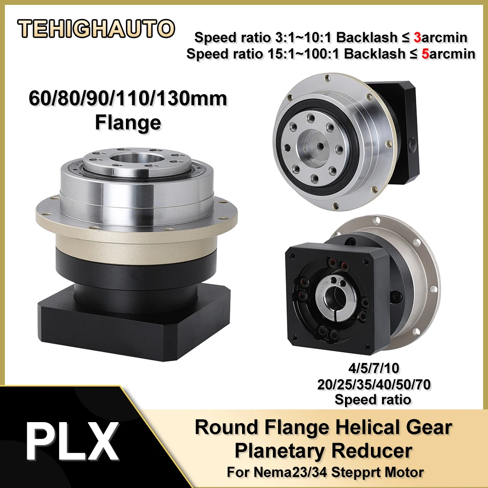 Circular Flange Helical Gear P - đánh giá và giá Planetary Gearbox Reducer Nema 23 34