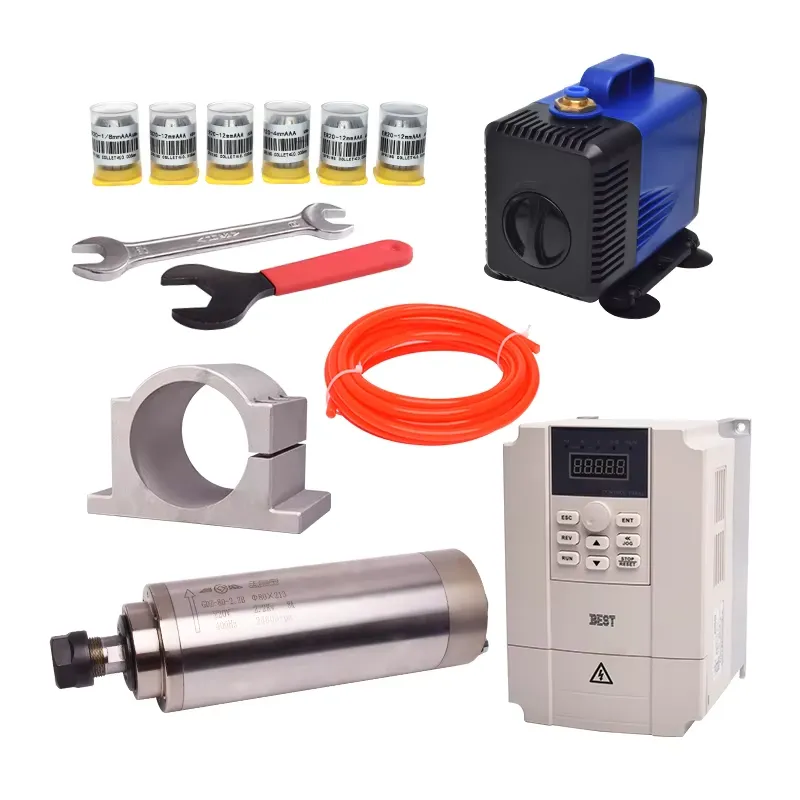 Gdz80 2.2kw Water Cooled Spind - đánh giá và giá 2.2Kw Water Cooled Spindle Kit Vfd