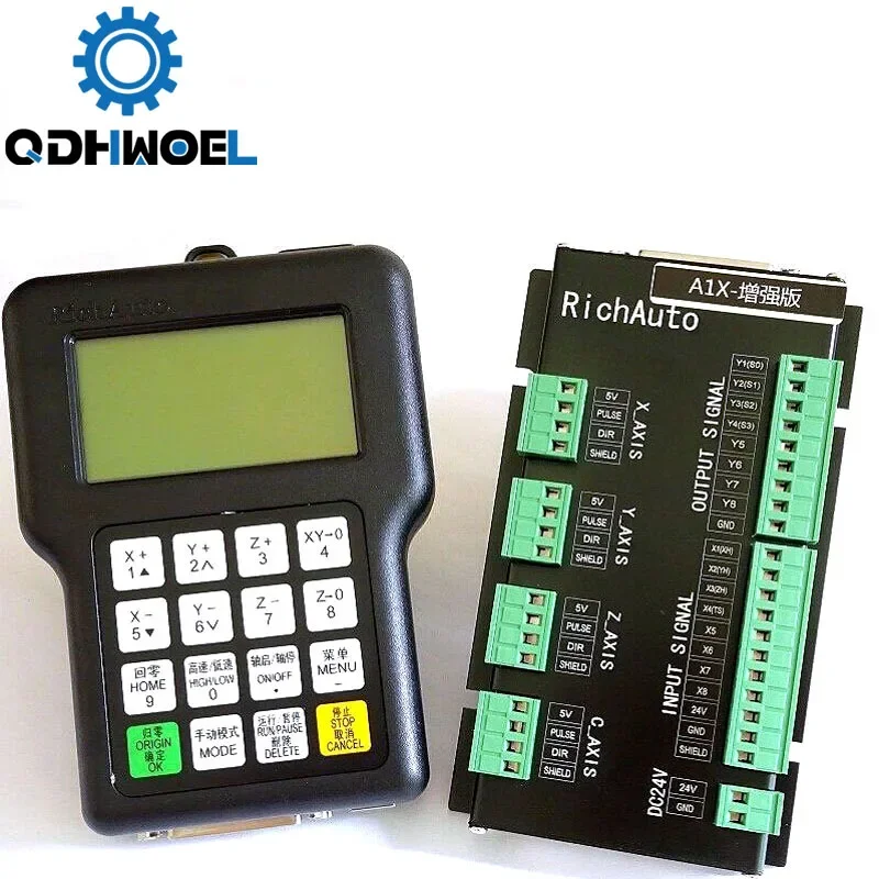 QDHWOEL RichAuto DSP A11 CNC c - đánh giá và giá Richauto A11 Dsp Controller 3 Axis