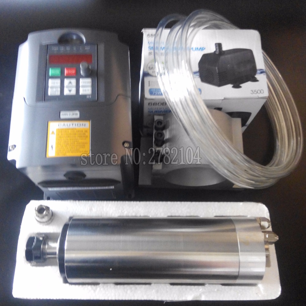 Water Cooled Spindle Kit 2.2KW - đánh giá và giá 2.2Kw Water Cooled Spindle Kit Vfd