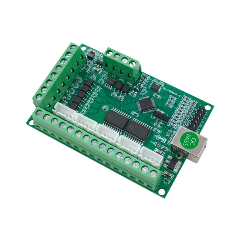 1pcs Driver board  breakout bo - đánh giá và giá 5 Axis Cnc Breakout Board Interface Mach3