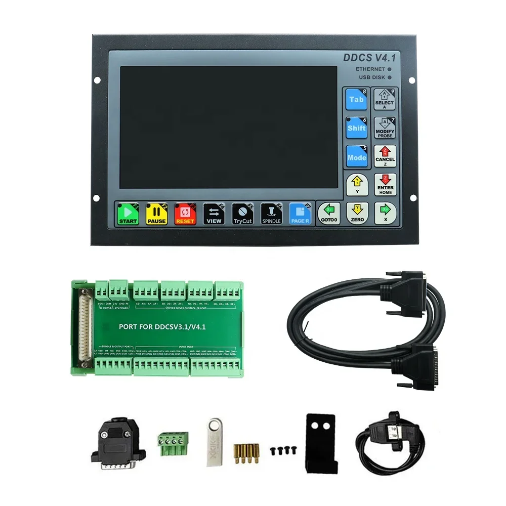 2026 HLTNC Newest DDCS V4.1 CN - đánh giá và giá Ddcs V4.1 4 Axis Cnc Offline Controller