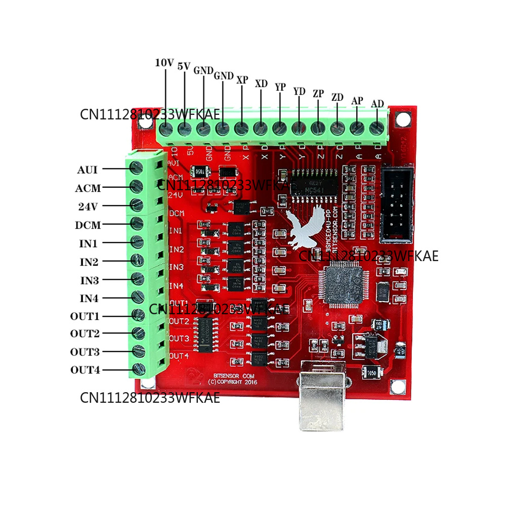 Breakout Board CNC USB MACH3 1 - đánh giá và giá Mach3 Usb Cnc Controller 4 Axis 100Khz