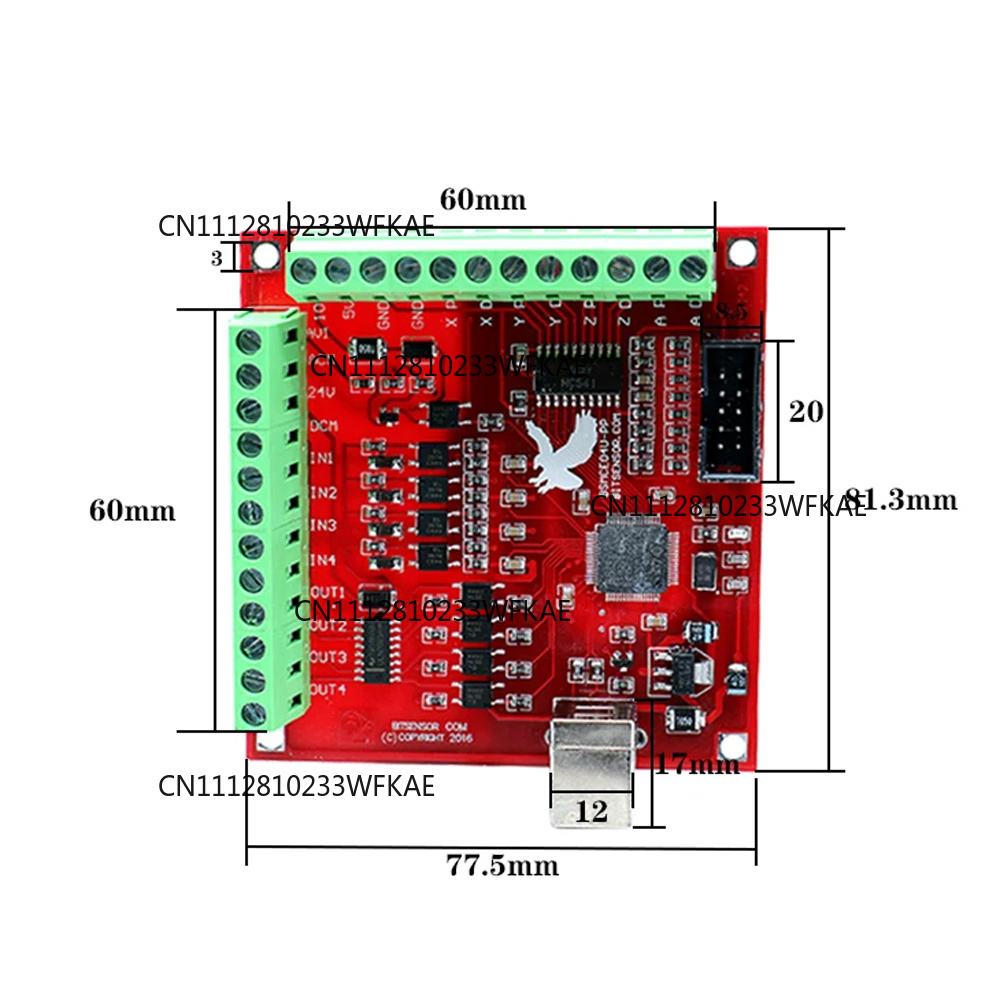 Breakout Board CNC USB MACH3 1 - đánh giá và giá Mach3 Usb Cnc Controller 4 Axis 100Khz