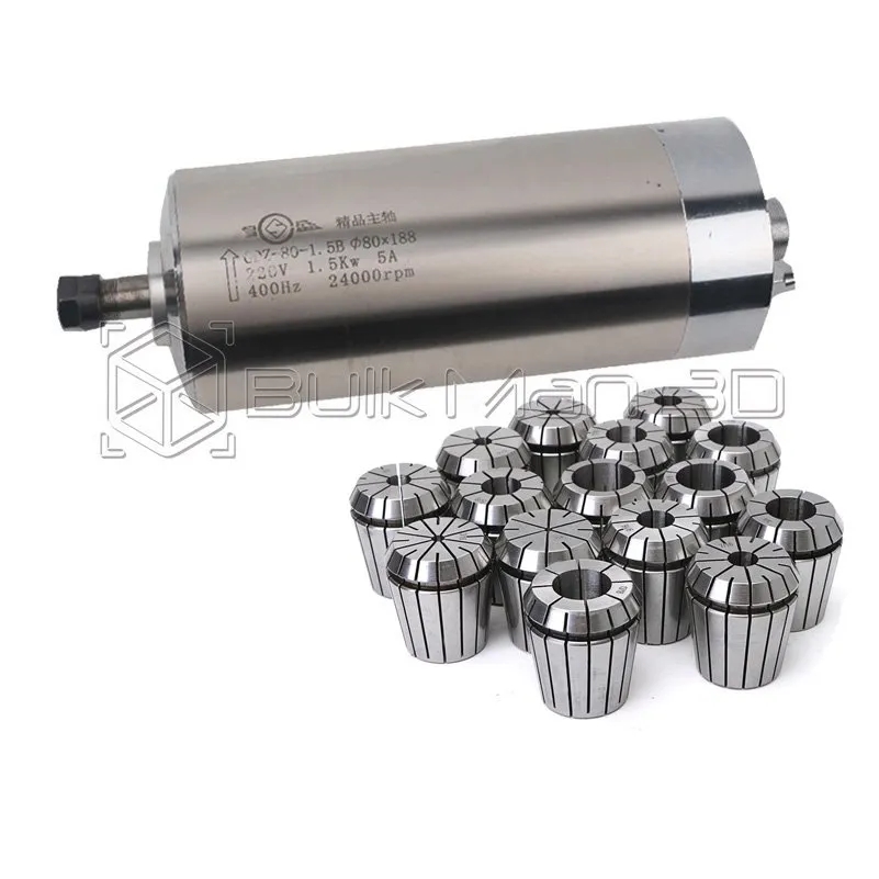 High Quality 2.2KW 220V/110V W - đánh giá và giá Er20 Collet Chuck Spindle Motor 220V