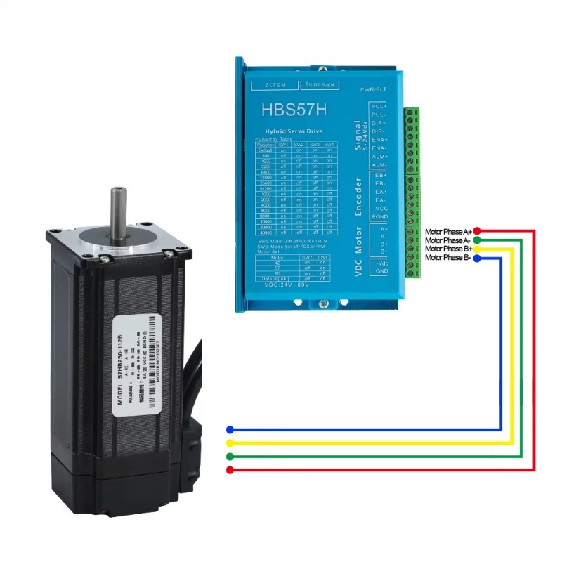 HLTNC 57 Nema23 57HS112mm 2Pha - đánh giá và giá Nema 23 Closed Loop Stepper Motor Driver Kit