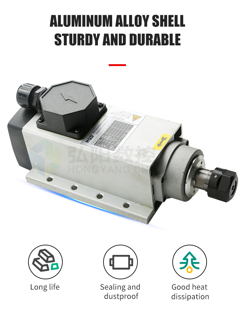 2.2kw ER20 Water-Cooled Millin - đánh giá và giá 2.2Kw Water Cooled Spindle Kit Vfd