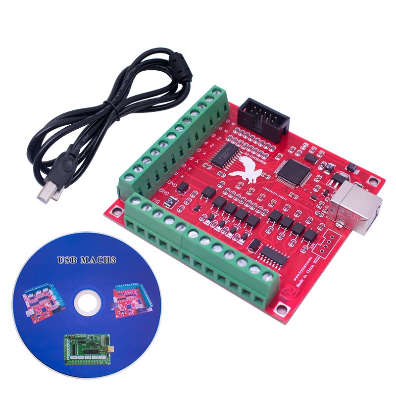 Breakout board CNC USB MACH3 1 - đánh giá và giá Mach3 Usb Cnc Controller 4 Axis 100Khz