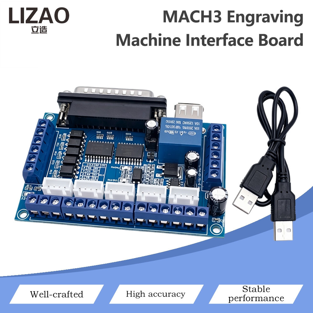 MACH3 CNC Breakout Board 5 Axi - đánh giá và giá 5 Axis Cnc Breakout Board Interface Mach3