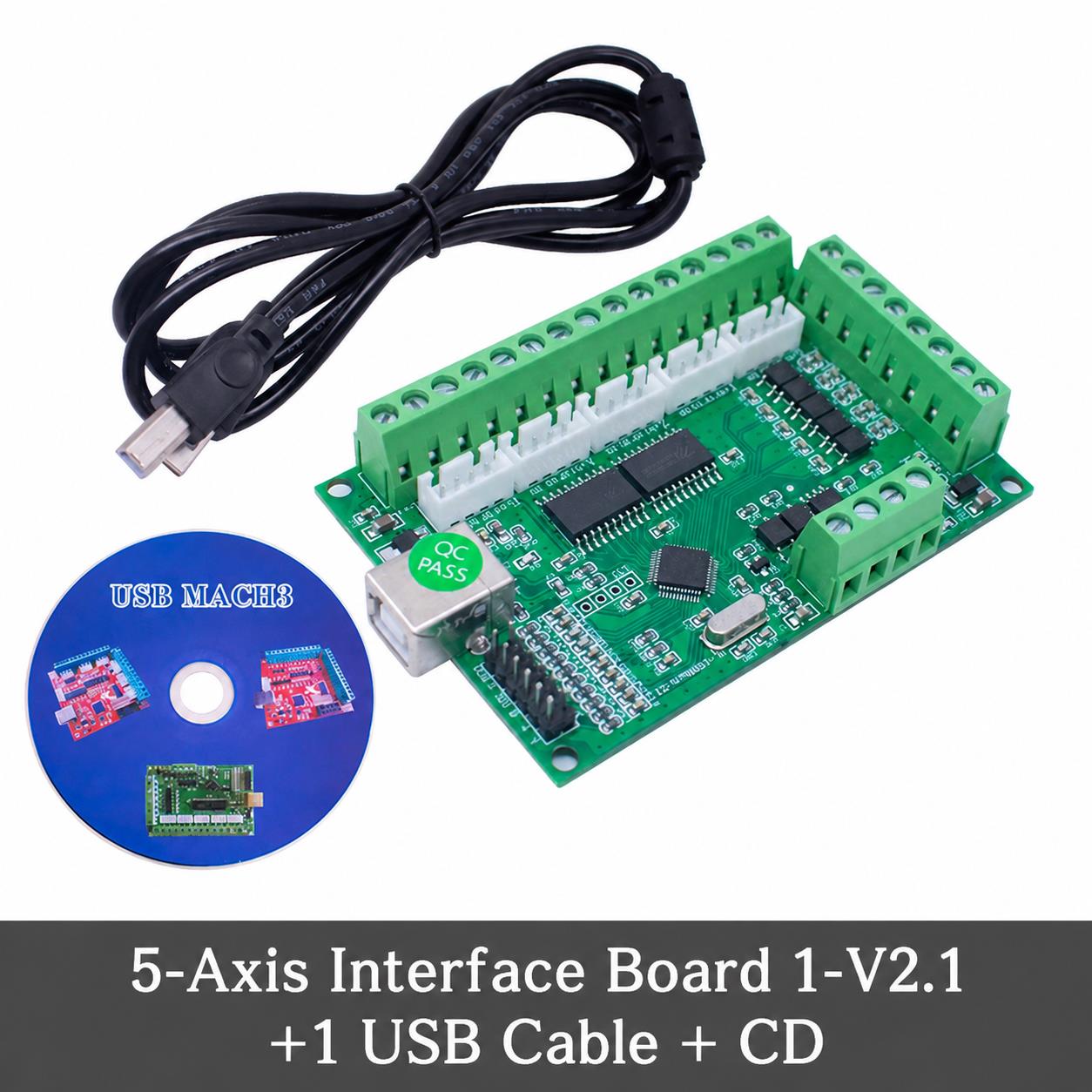 CNC MACH3 5 Axis Driver Board  - đánh giá và giá 5 Axis Cnc Breakout Board Interface Mach3